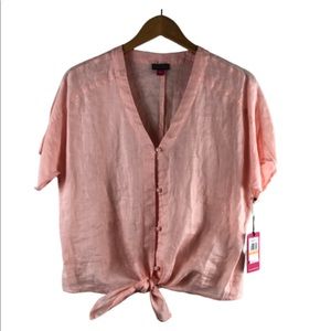 Vince Camuto top coral pink small day break coral